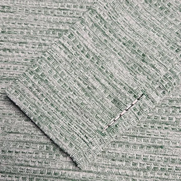 Nike Women's Dri-fit Heather Green Half-Zip Pullover - Picture 3 of 10